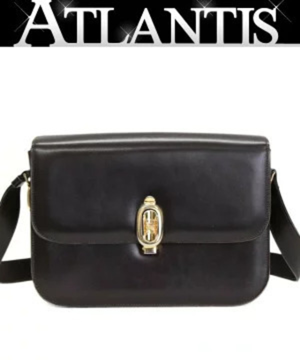 Celine Triomphe Hobo Bag Leather Brown